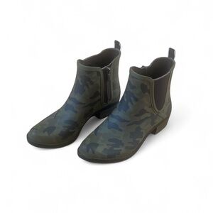 Lucky Brand Basel H20 Camoflage Pull On Rain
Snow Bootie Boots Women's 9